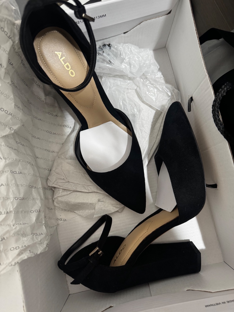 נעלי עקב Aldo דגם Nicholes מידה 38.5 צבע שחור — תמונה 2 מתוך 4