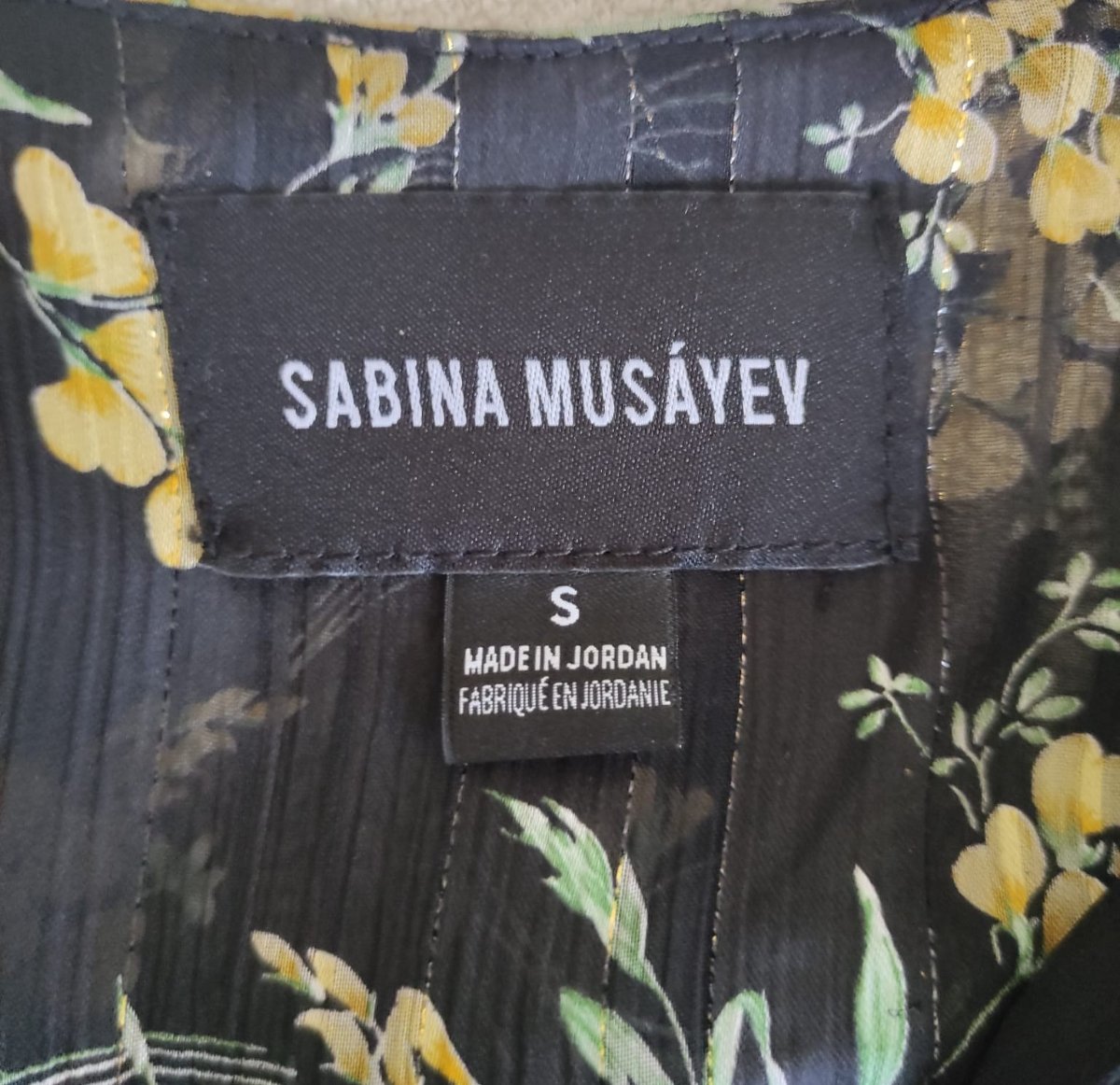 שמלה מיני שיפון Sabina Musayev — תמונה 3 מתוך 5