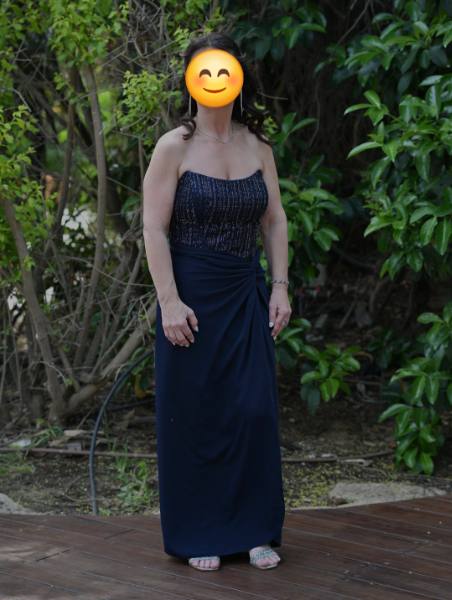 שמלה לאמא של כלה 💙, מעצבת, מידה 42, כמו חדש